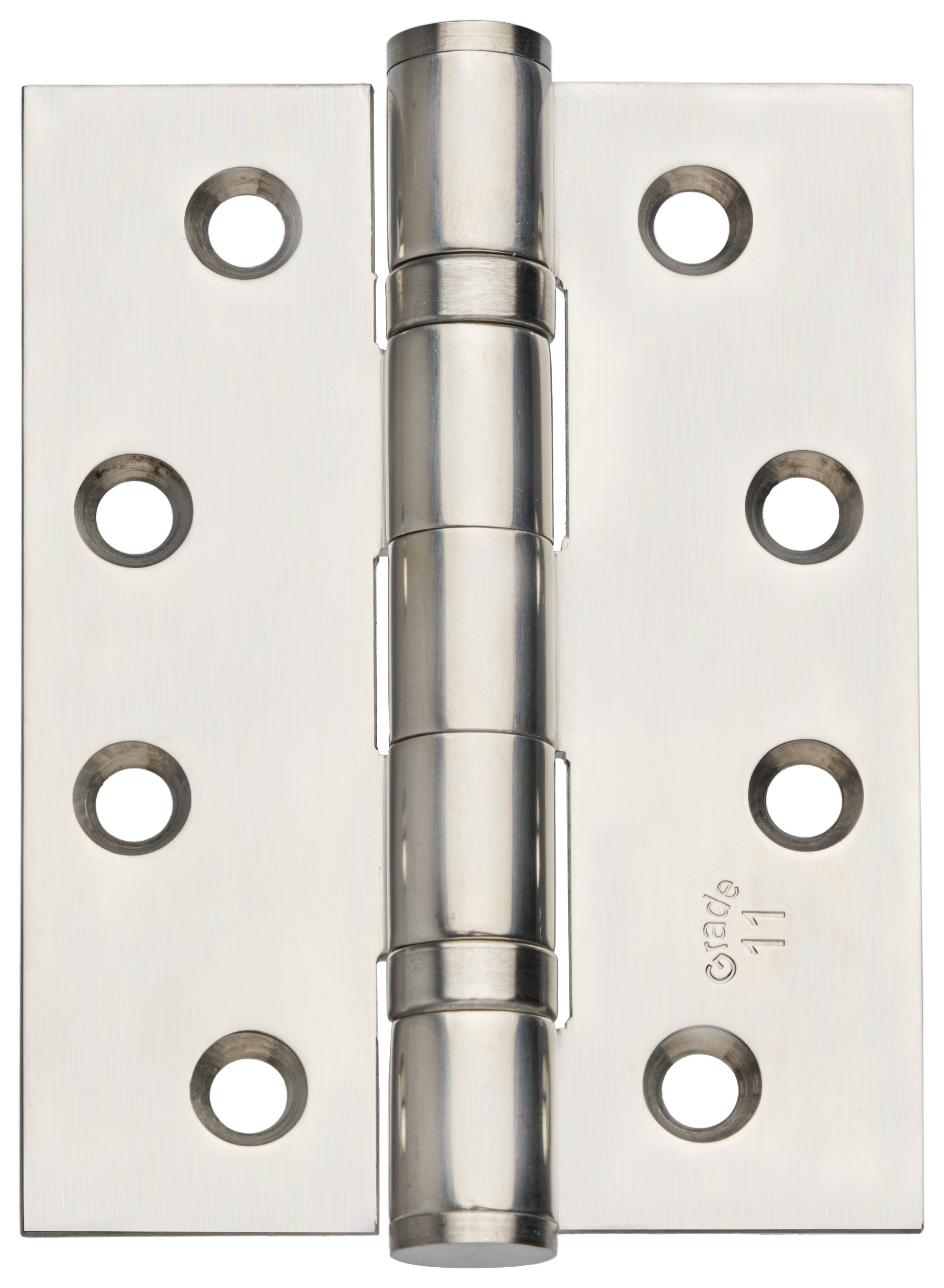 Image of Grade 11 Fire Rated Ball Bearing Hinge Polished Chrome Stainless Steel 102mm - Pack of 3