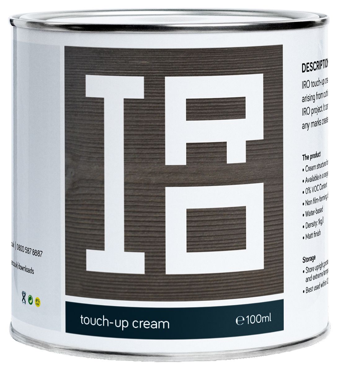 IRO Dolphin Grey Protective Colour Touch Up Cream - 100ml