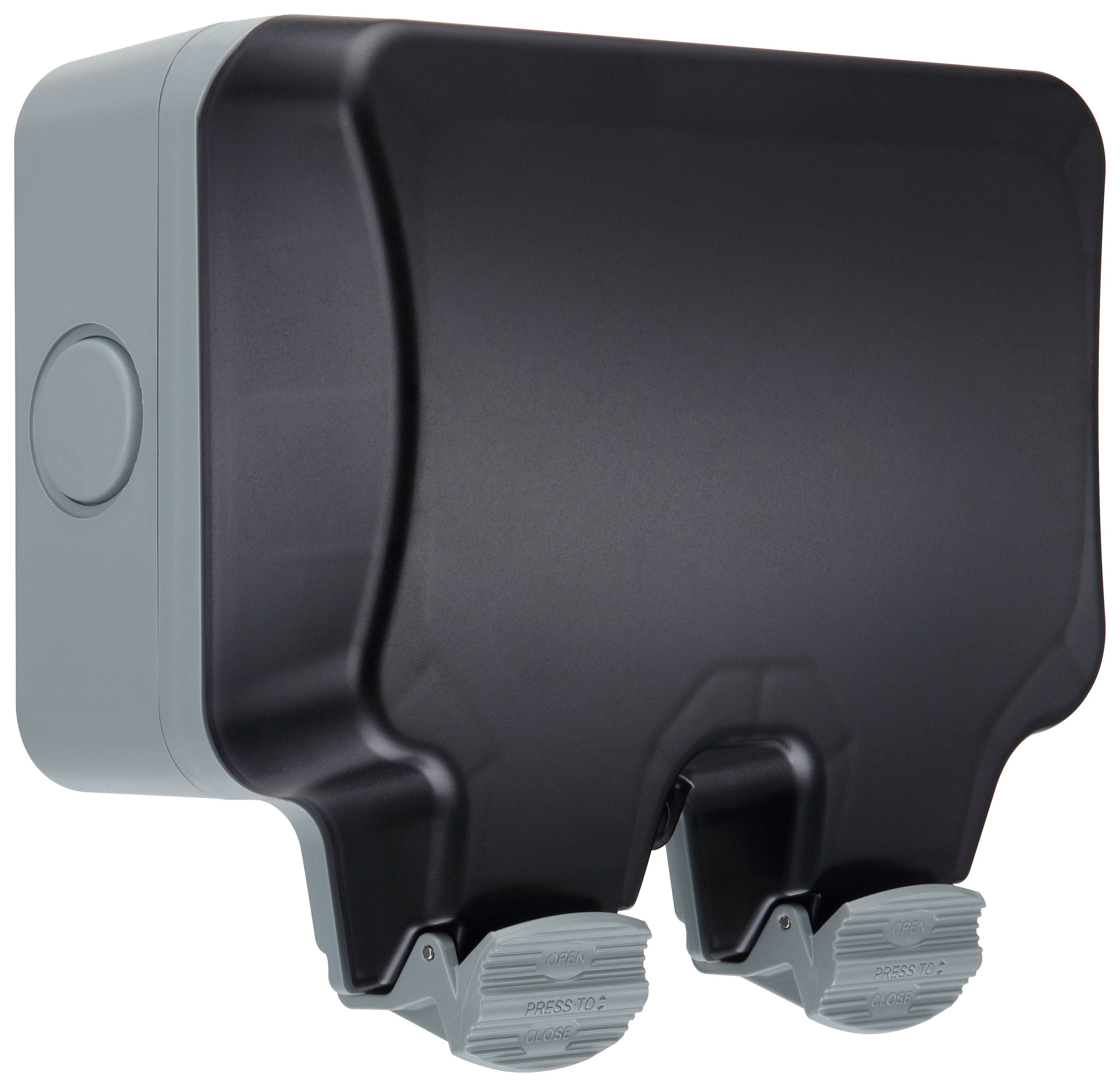 Image of BG Smart Weatherproof IP66 Double Switched Power Socket - 13A
