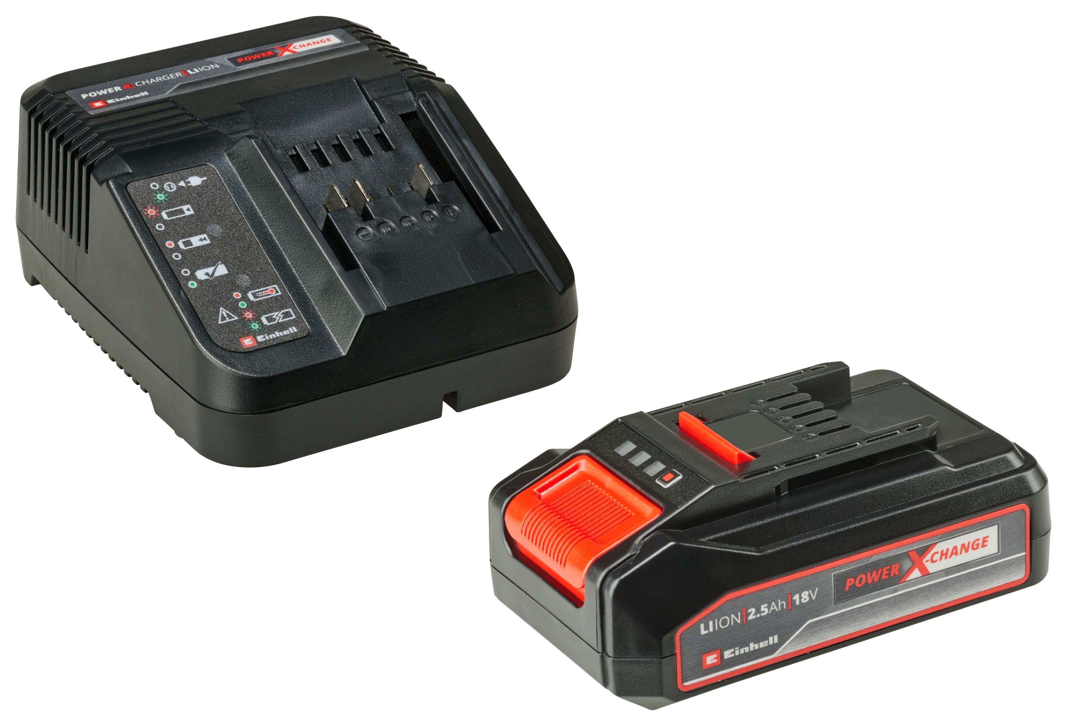 Image of Einhell Power X-Change 18V 2.5Ah Battery & Fast Charger Starter Kit