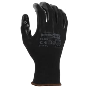 Blackrock Super Grip Black Nitrile Gloves - Size XL/10