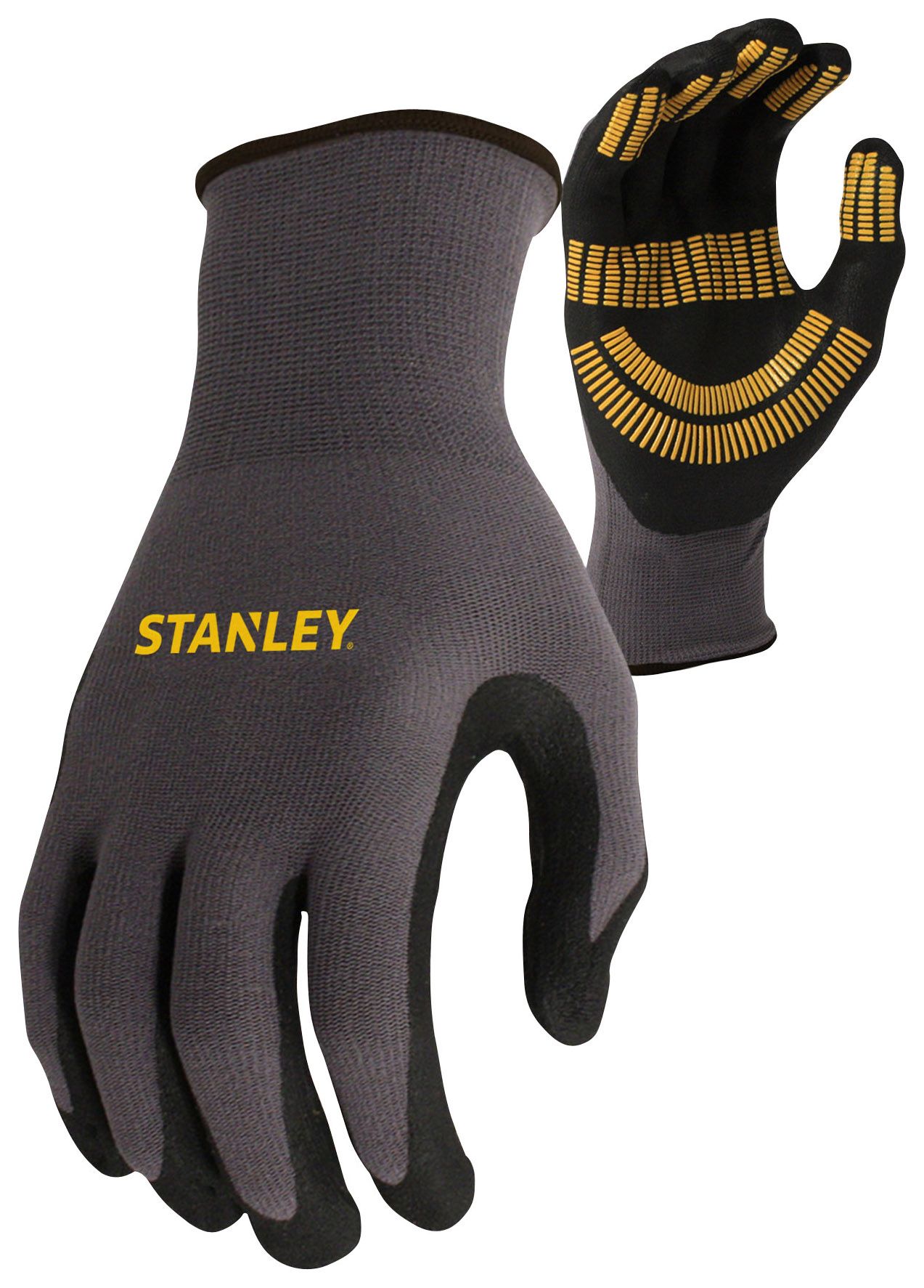 Image of Stanley SY510L Razor Gripper Glove Grey & Black- Size L