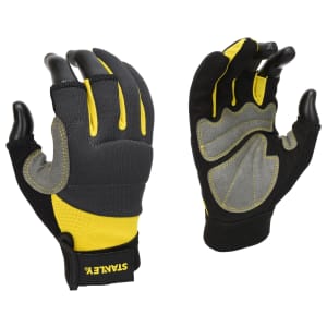 Stanley SY650L 3 Finger Framer Performance Yellow & Black Glove - L