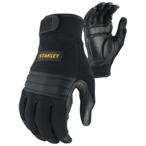 Stanley SY800L Vibration Absorption Performance Black Glove - Size L