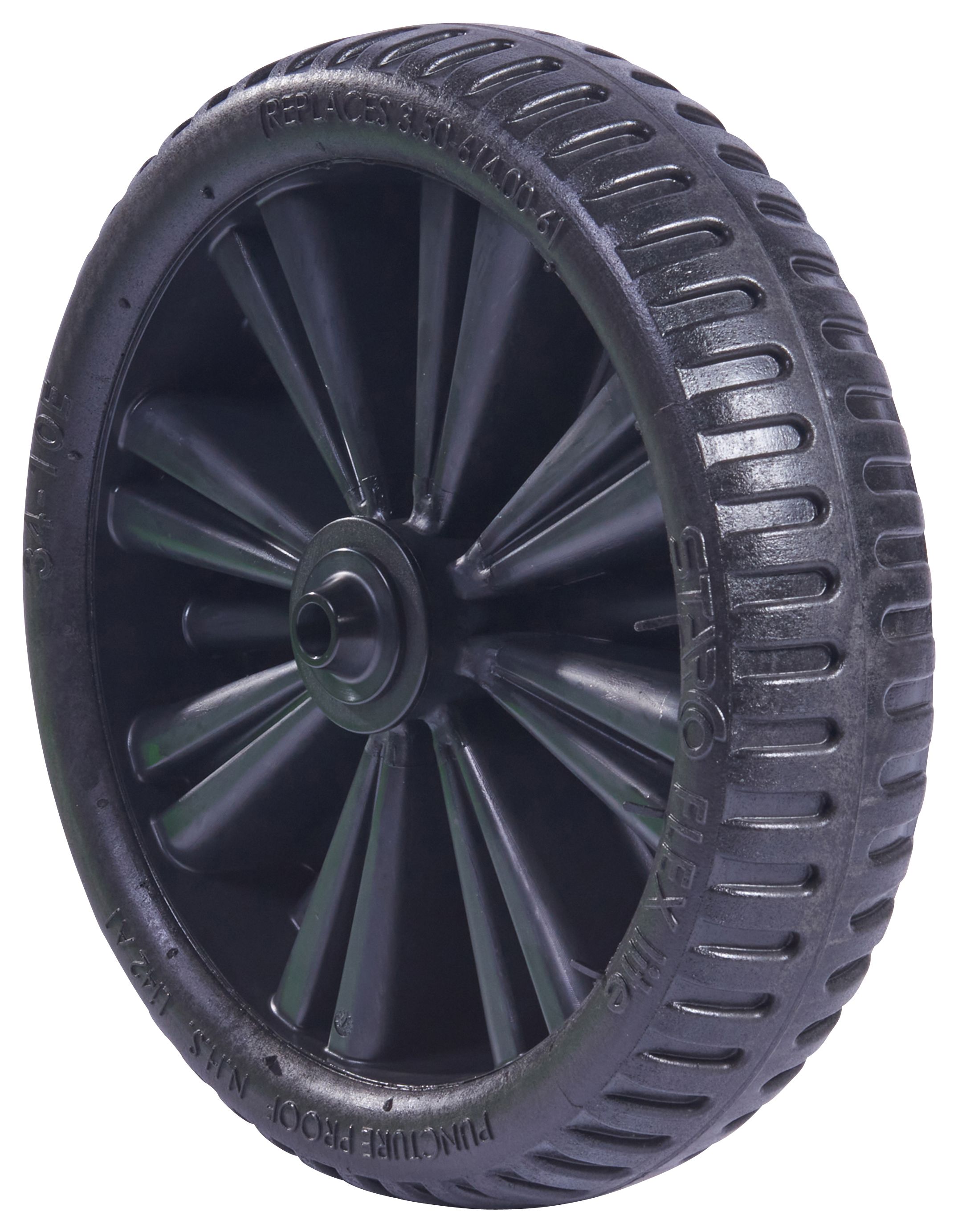 Image of Haemmerlin Black Puncture Free Spare Wheel 1487 (New Model)