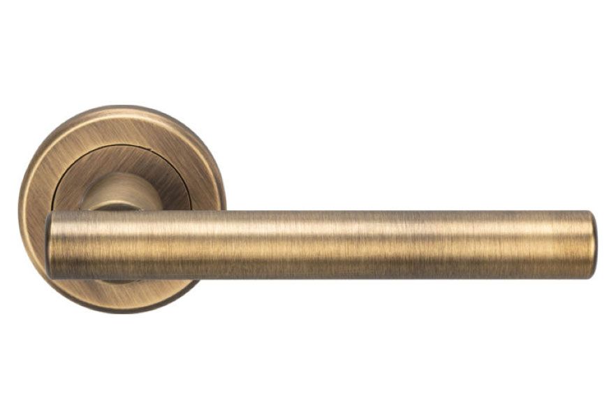 Carlisle Brass Varese Knurled Lever On Rose - Matt Bronze