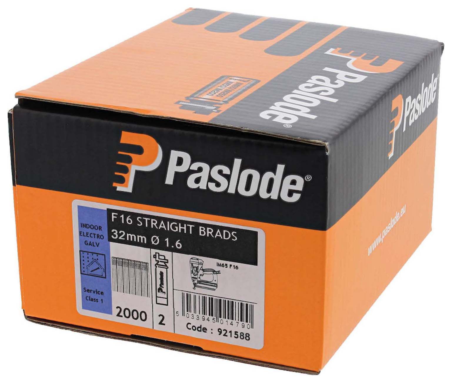 Image of Paslode 141267 3.1mm x 90mm Hot Dipped Galvanised Collated Box of 1100 Nails + 1 Fuel Cell