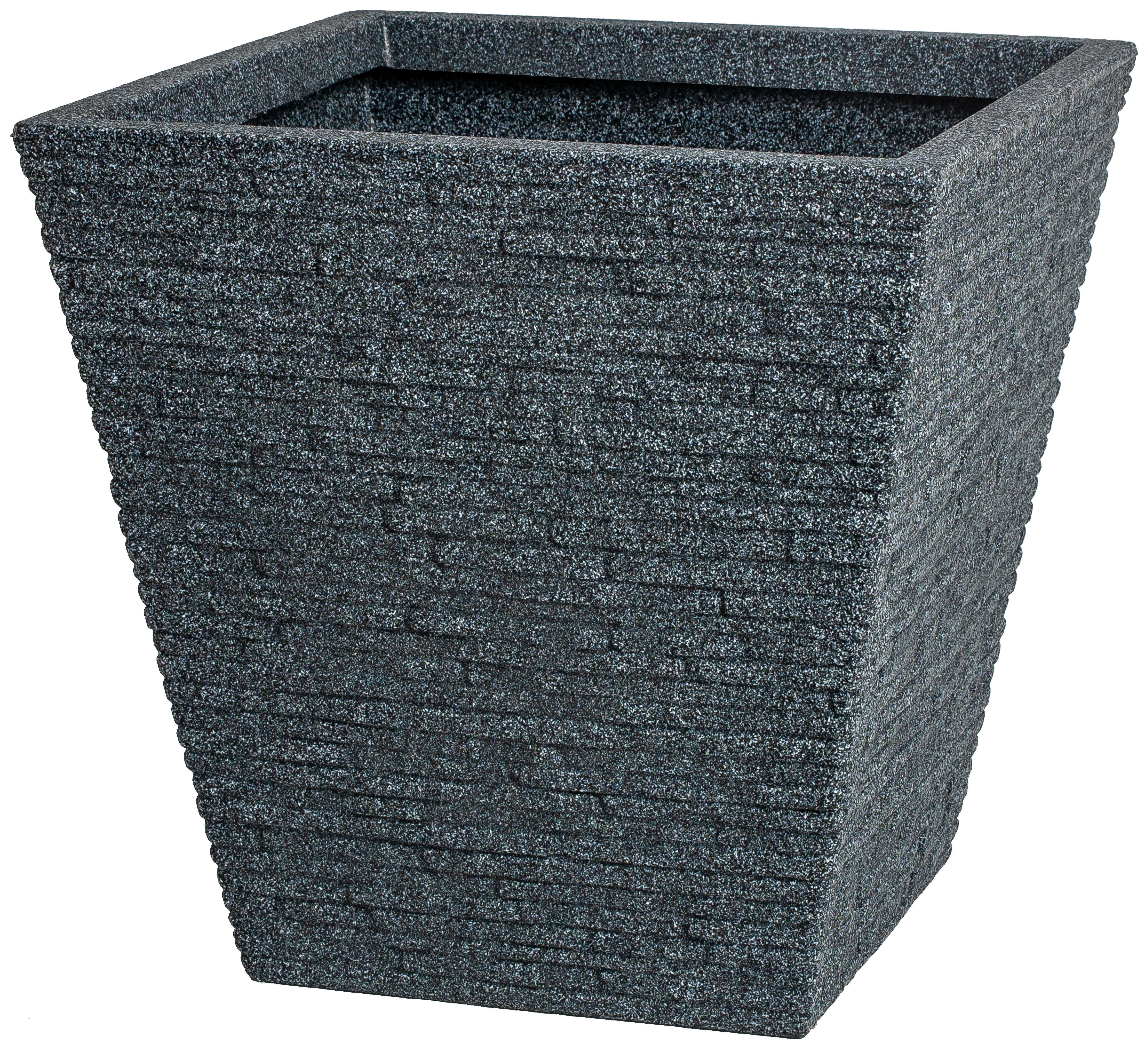 Image of Strata Slate Effect Planter 33.5cm Ash