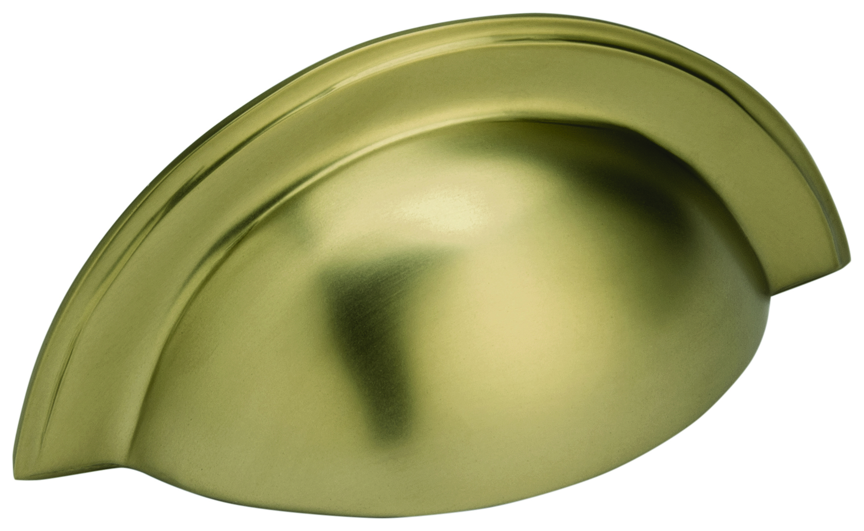 Wickes Windsor Cup Handle - Brushed Brass