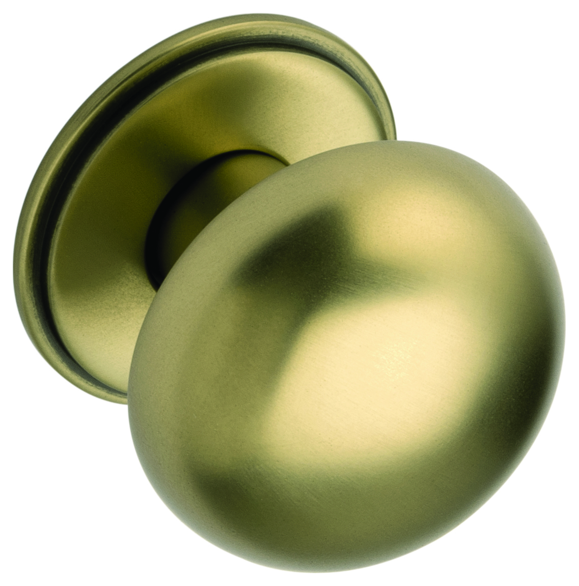 Wickes Windsor Knob Handle - Brushed Brass