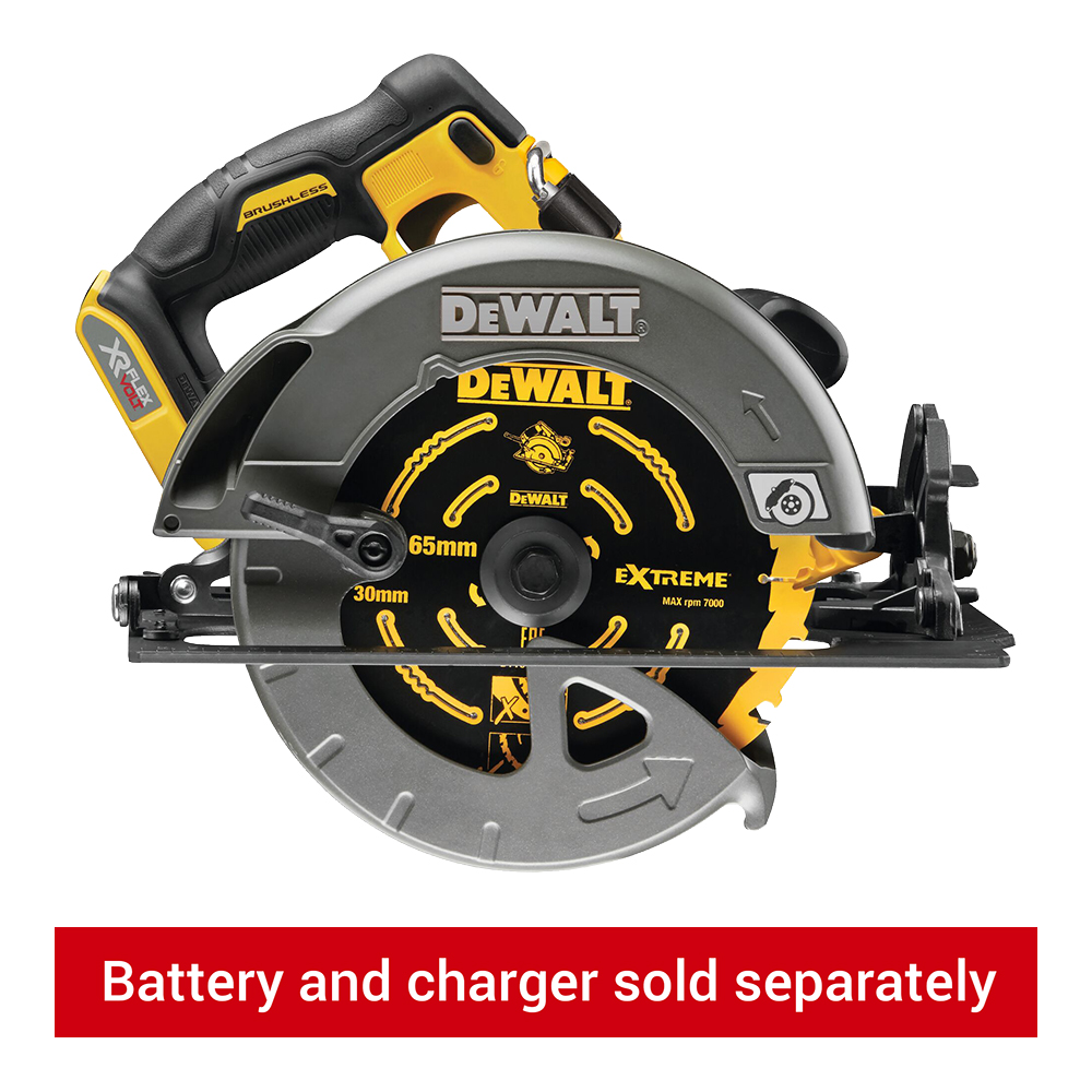 Image of DEWALT DCS578N-XJ 54V XR FLEXVOLT Brushless 190mm Cordless Circular Saw - Bare