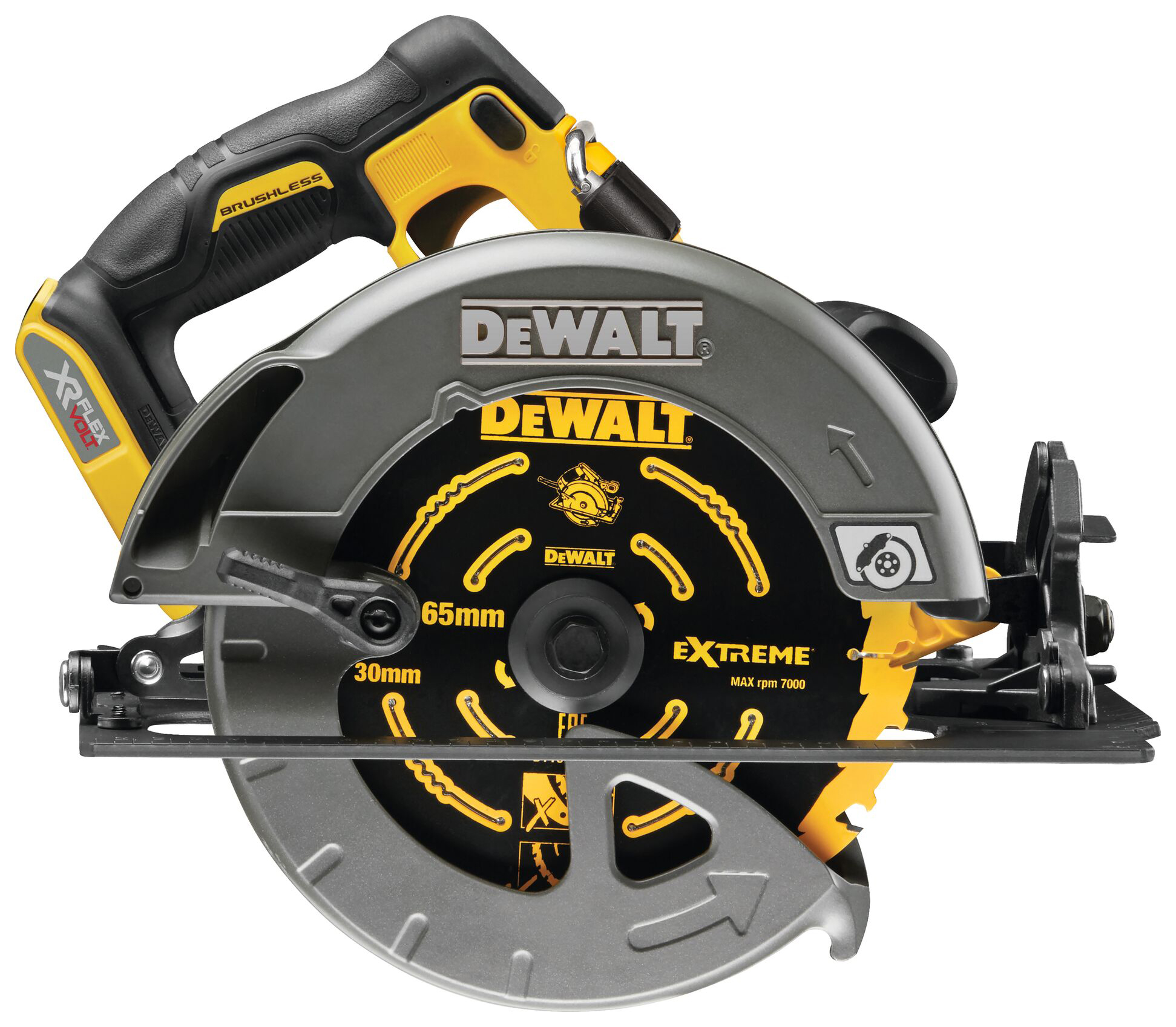 Image of DEWALT DCS578T2-GB 54V XR FLEXVOLT 2 X 6.0Ah Cordless 190mm Circular Saw