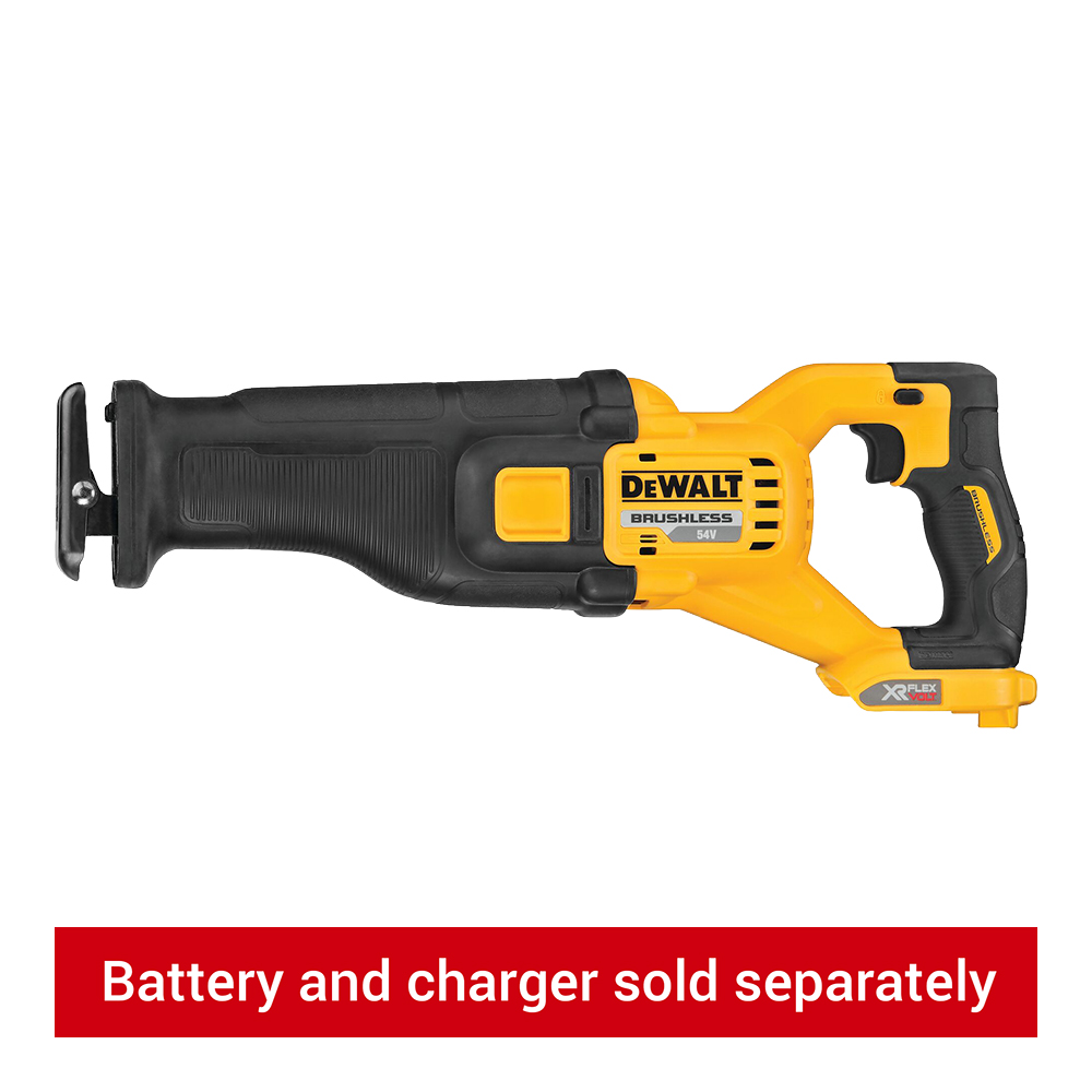 DEWALT DCS389N-XJ 54V XR FLEXVOLT Brushless Cordless Reciprocating Saw - Bare