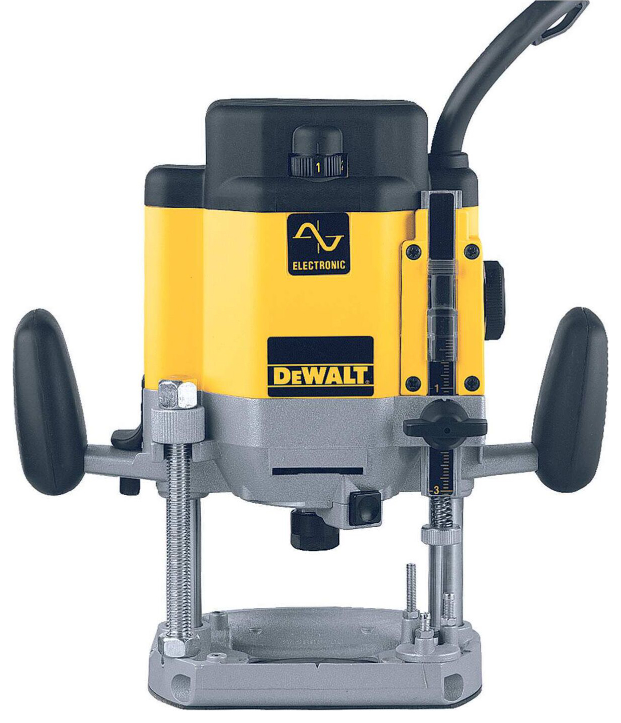 Image of DEWALT DW625KT-GB 12mm 240V (1/2in) Corded Plunge Router - 2300W