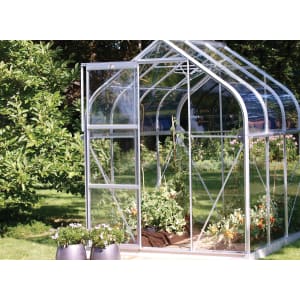 Vitavia Orion 6 x 6ft Curved Roof Toughened Glass Greenhouse