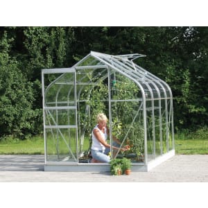 Vitavia Orion 6 x 8ft Curved Roof Horticultural Glass Greenhouse