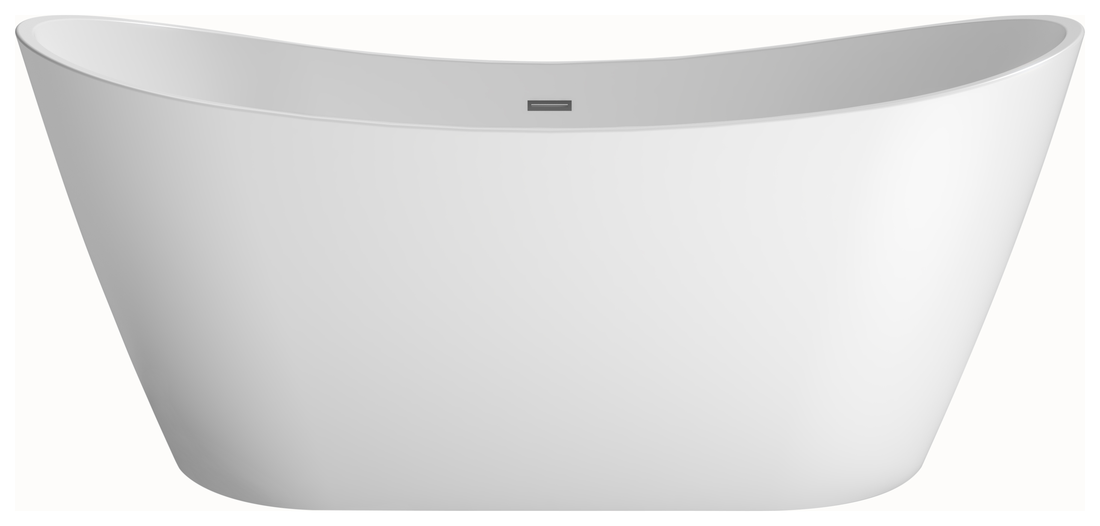 Image of Wickes Sydney Freestanding Matt White Double Ended Slipper Bath 1700 x 800mm