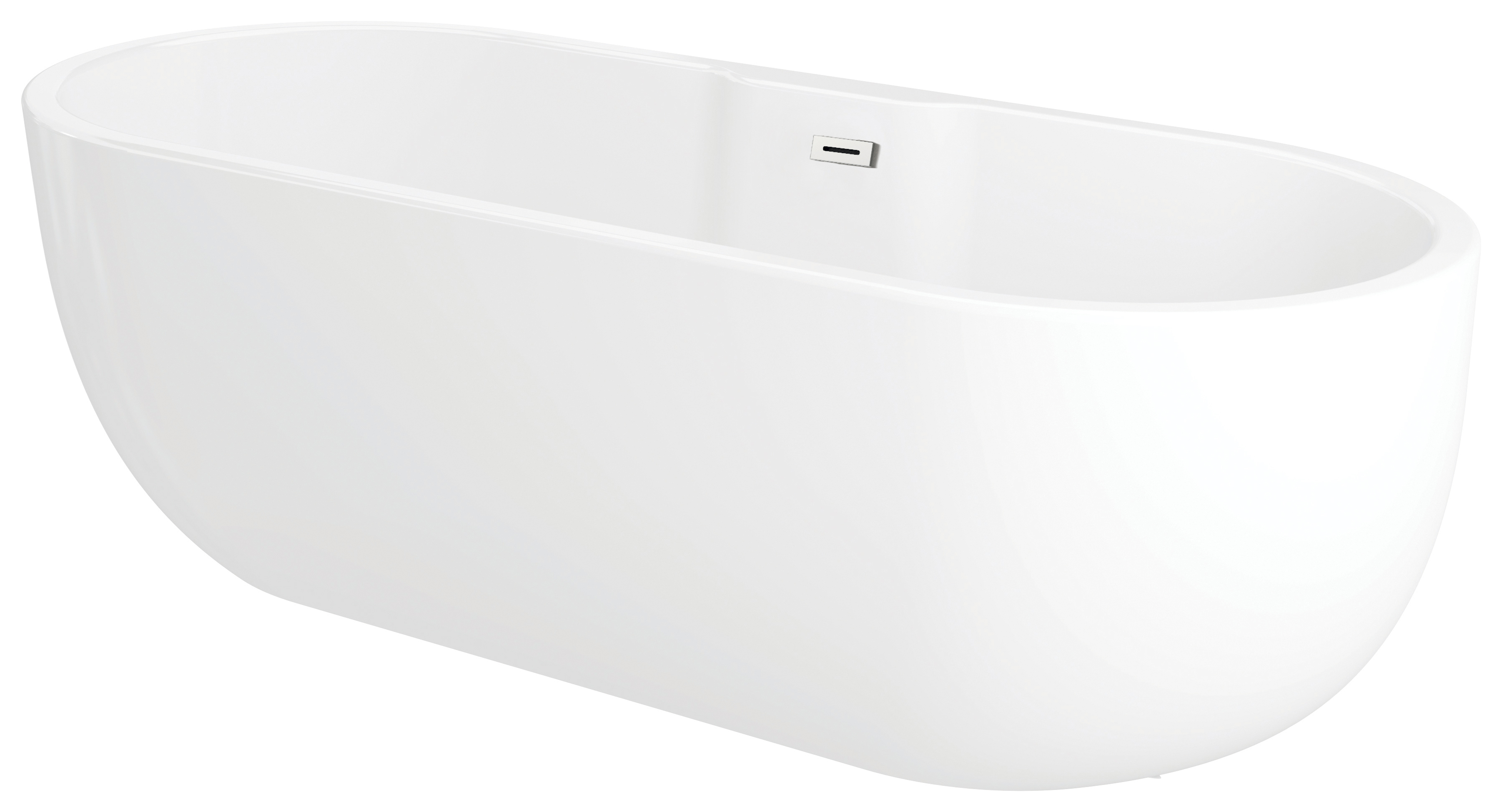 Wickes Oval Freestanding Contemporary Bath - 1455 x 750mm