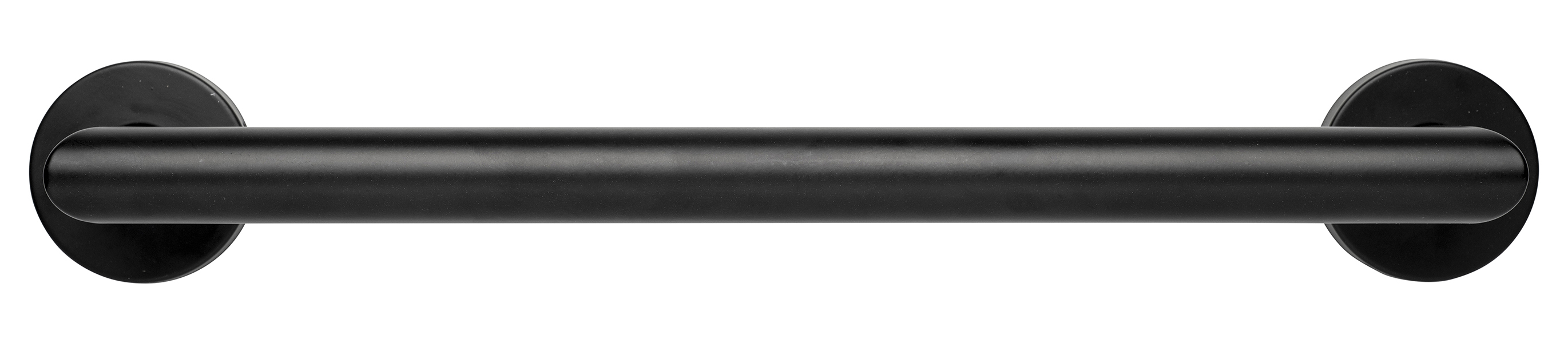 Image of Croydex Straight Black Grab Bar - 300mm