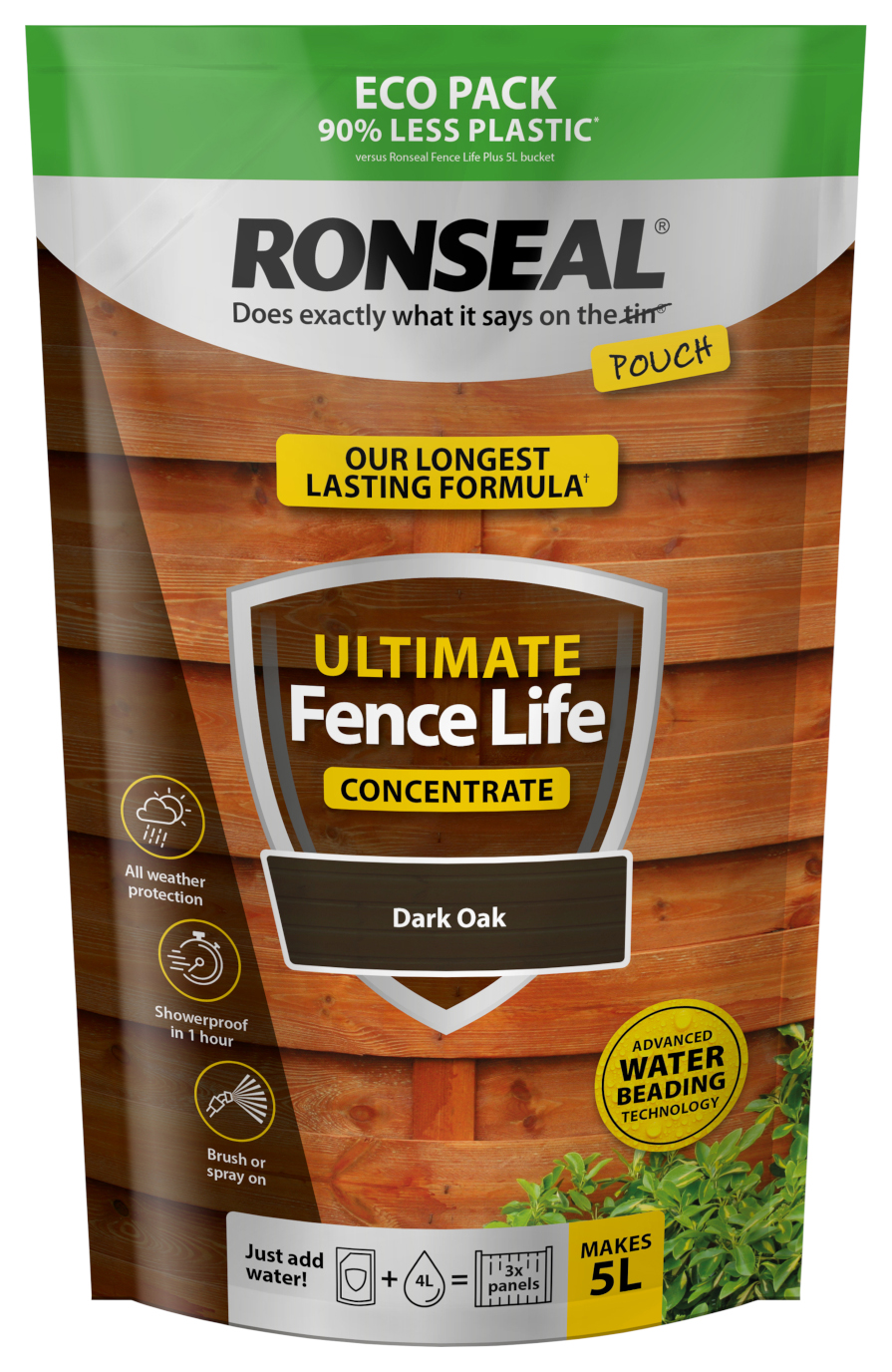 Image of Ronseal Ultimate Fence Life Concentrate - Dark Oak - 5L