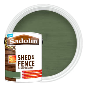 Sadolin Shed & Fence All Weather Barrier - Green Forest 5L