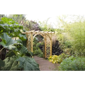 Forest Garden Large Ultima Pergola Garden Arch - 2400 x 600mm