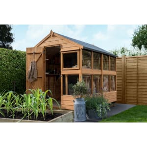 Forest Garden 6 x 8ft Shiplap Dip Treated Potting Shed