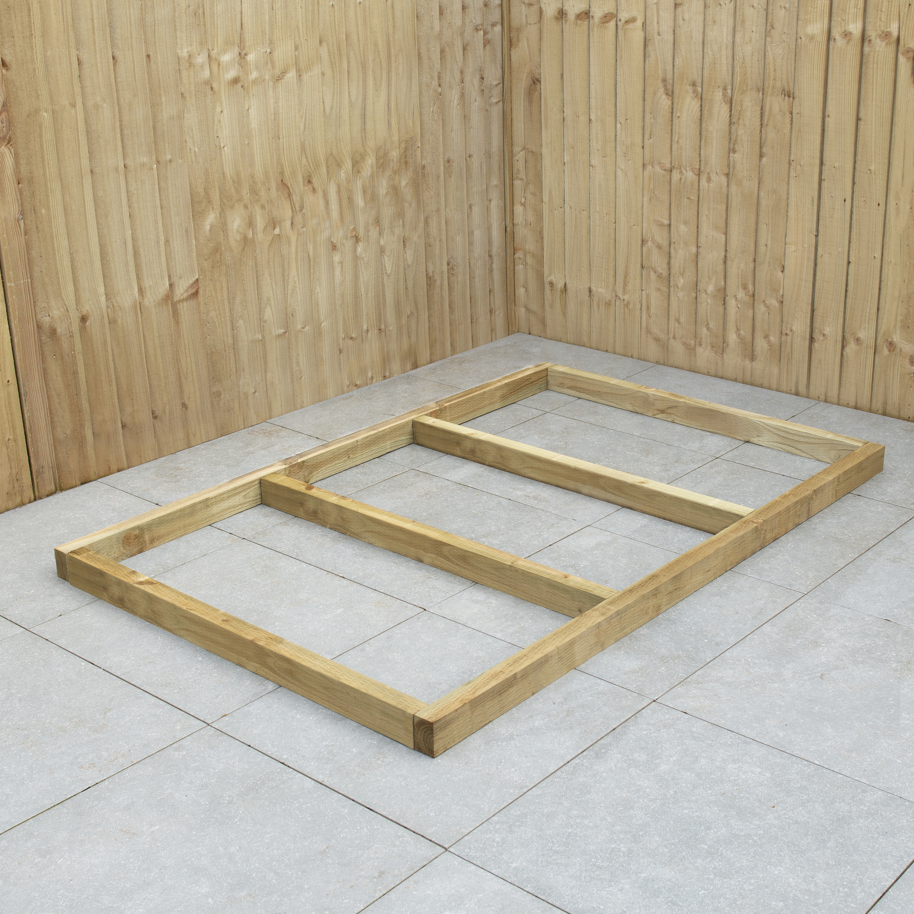 Image of Forest Garden 6 x 4ft Shed Base for Overlap & Shiplap Sheds with Assembly