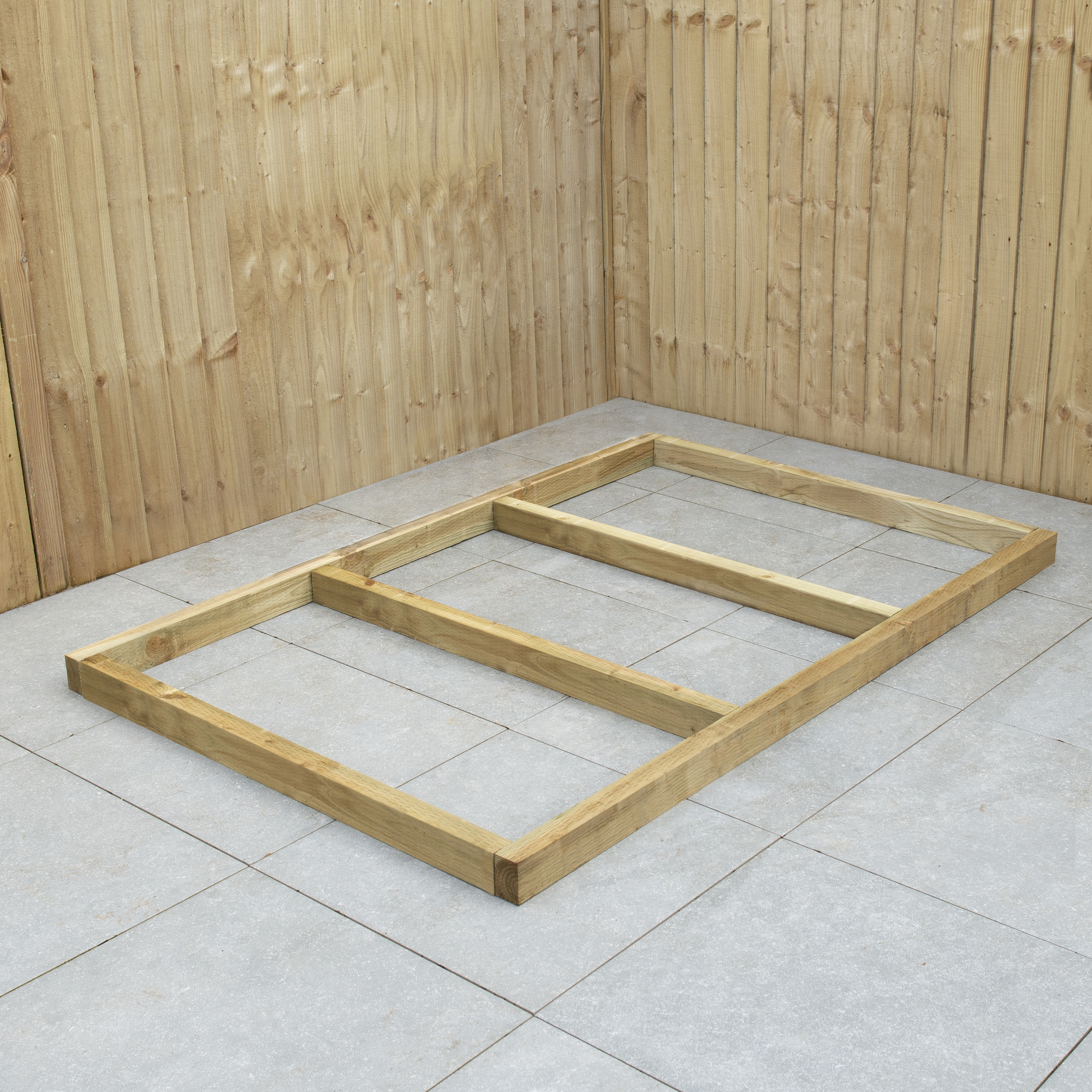 Forest Garden 6 x 4ft Shed Base for Overlap & Shiplap Sheds with Assembly