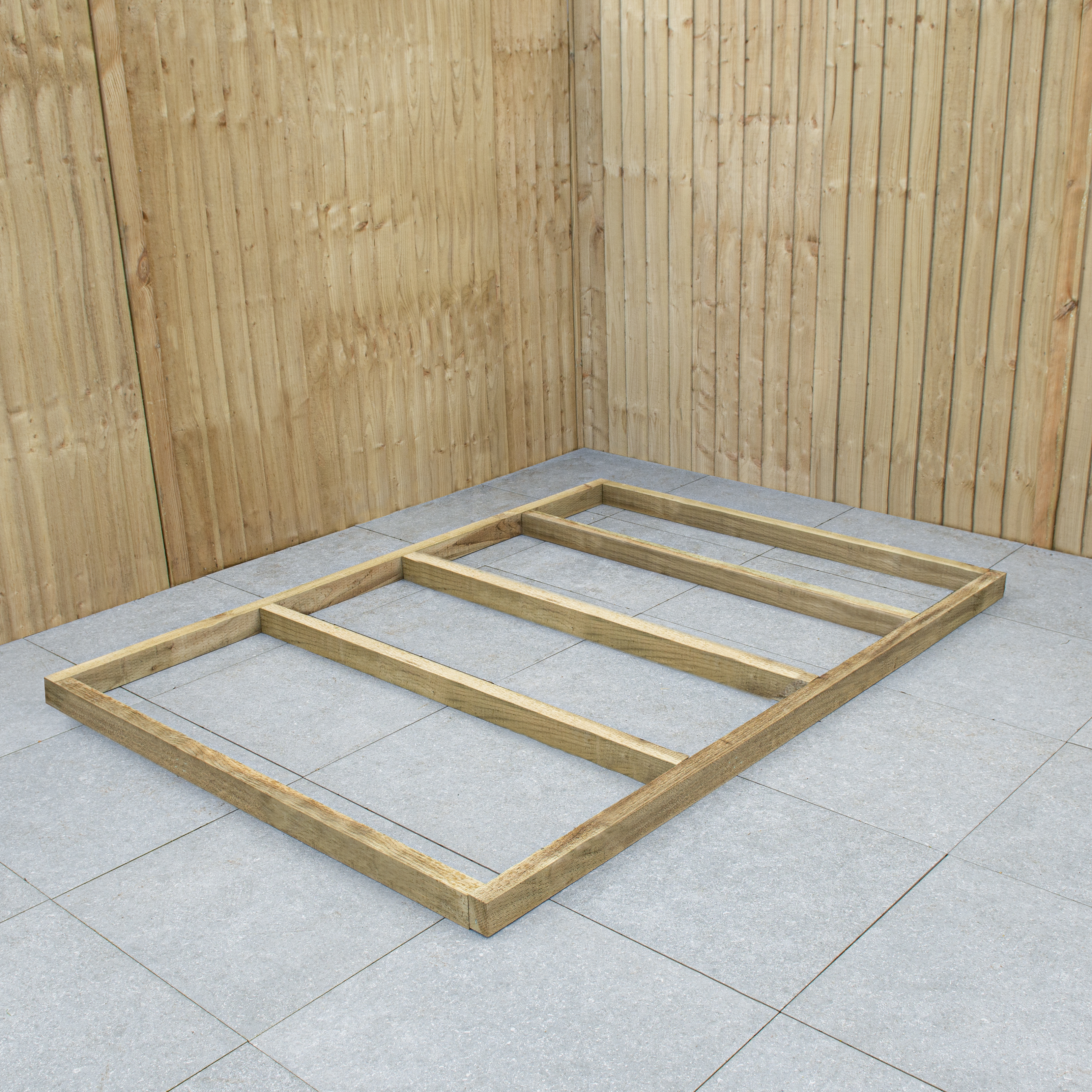 Image of Forest Garden 7 x 5ft Shed Base for Overlap & Shiplap Sheds with Assembly