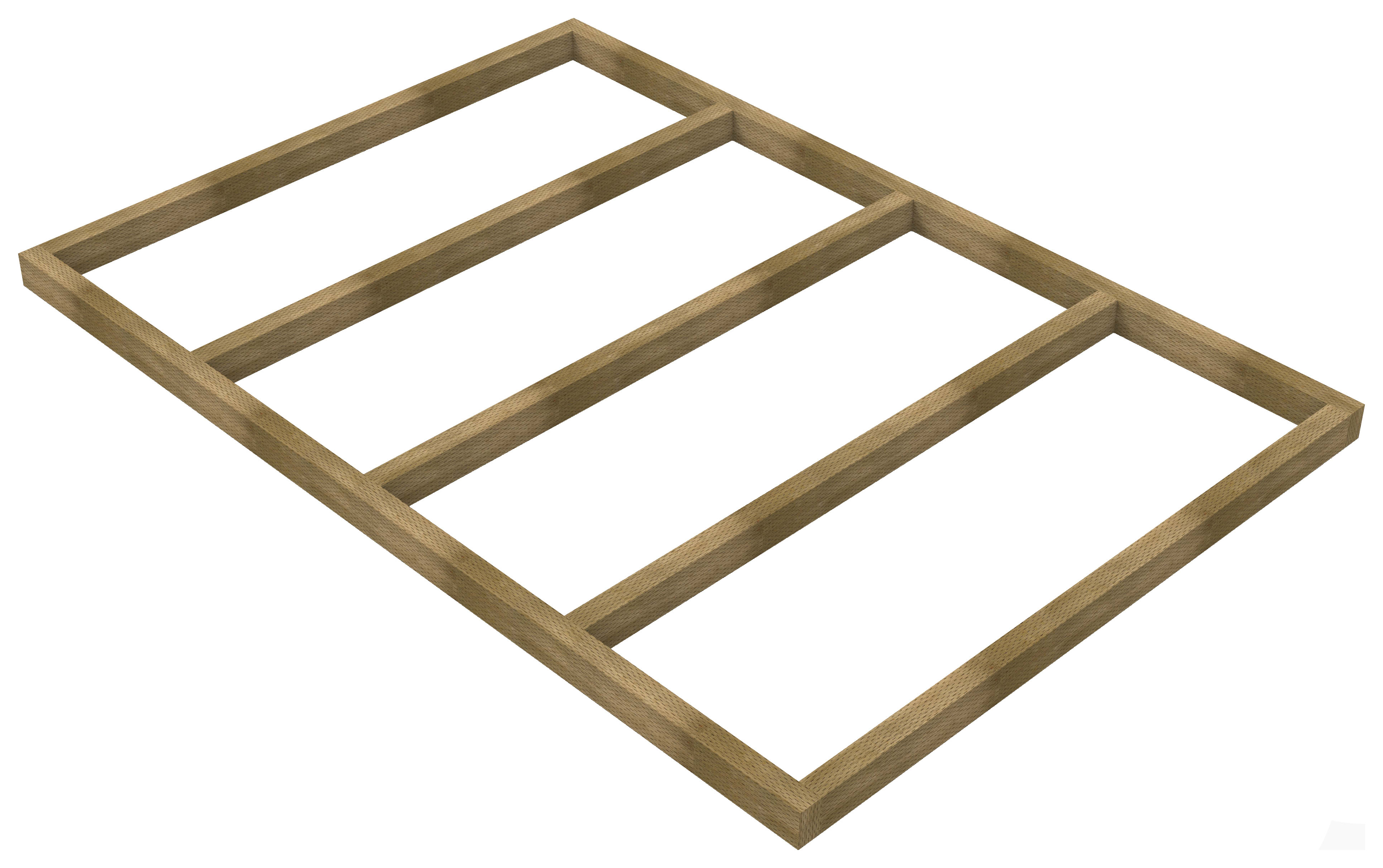 Forest Garden 7 x 5ft Shed Base for Overlap and Shiplap Sheds Wickes