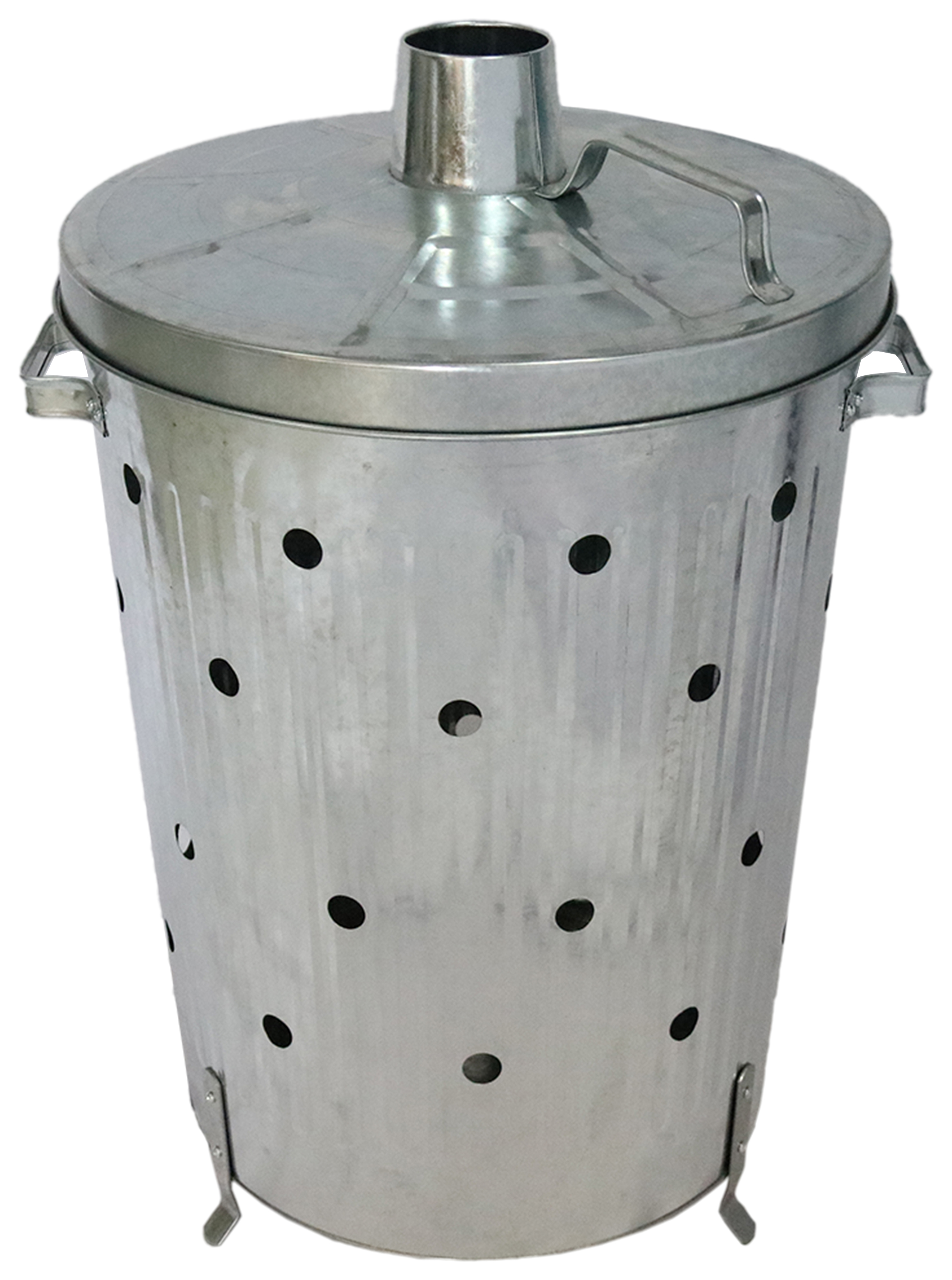 Image of Wickes Garden Galvanised Incinerator - 80L