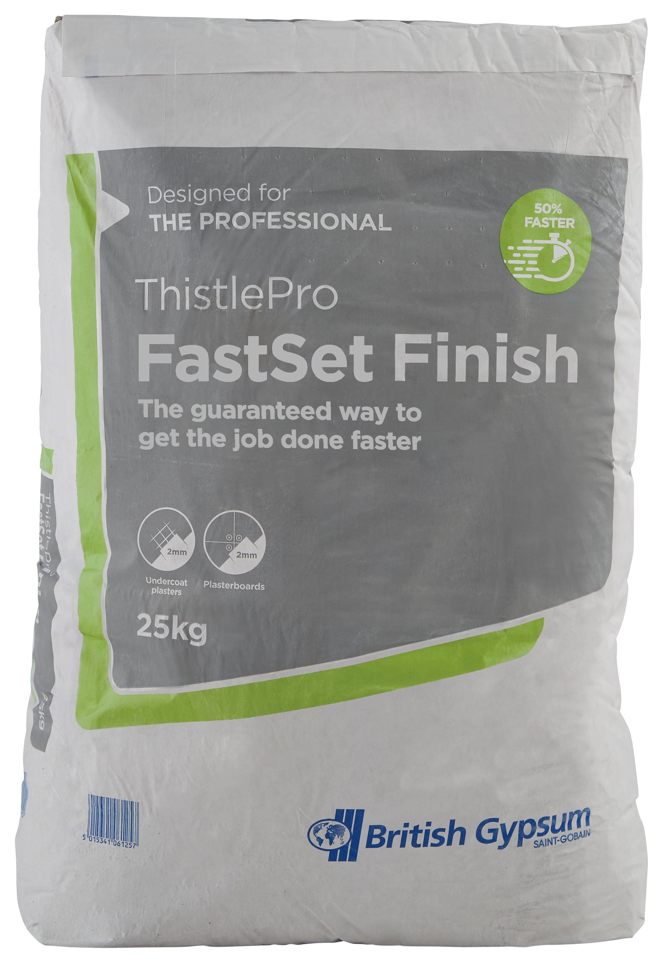 Image of British Gypsum ThistlePro FastSet Finish Plaster - 25kg