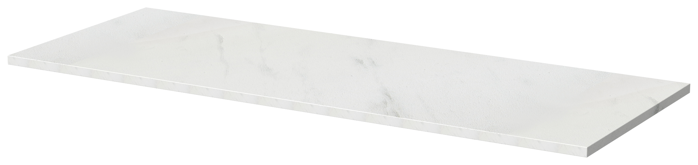 Image of Wickes Tallinn White Marble Worktop - 465 x 1310 x 18mm