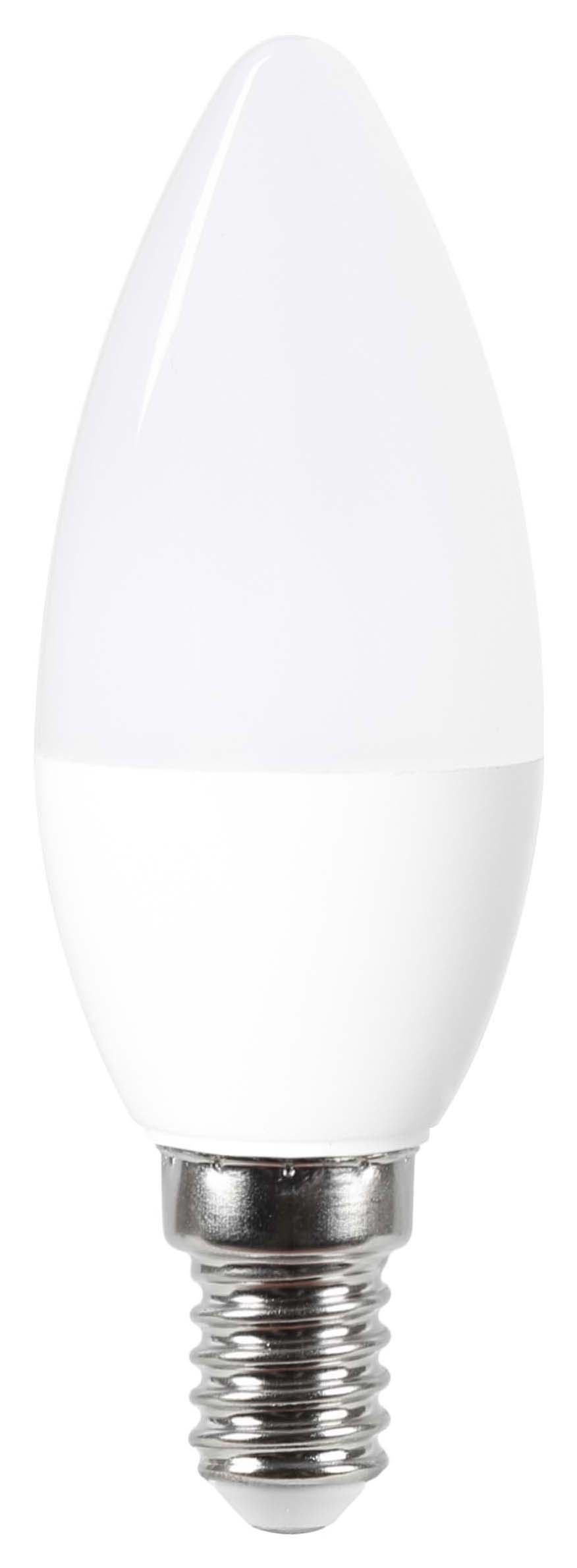 Image of Wickes Dimmable Opal LED E14 Candle 4.9W Warm White Light Bulb