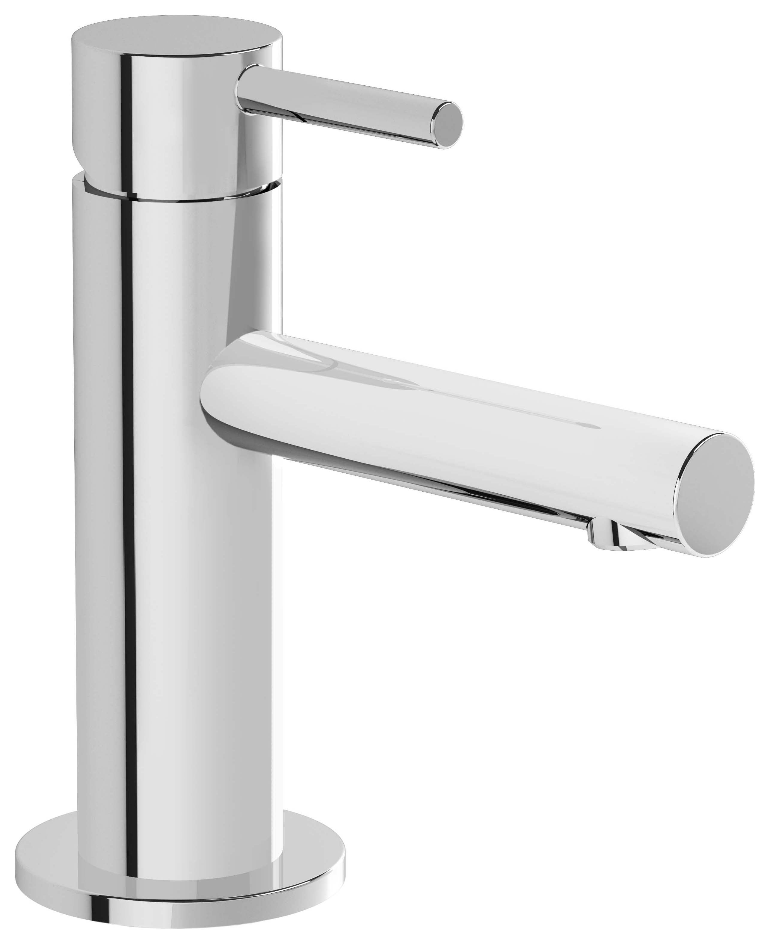 VitrA Origin Short Neck Mono Basin Mixer Tap Chrome Wickes.co.uk