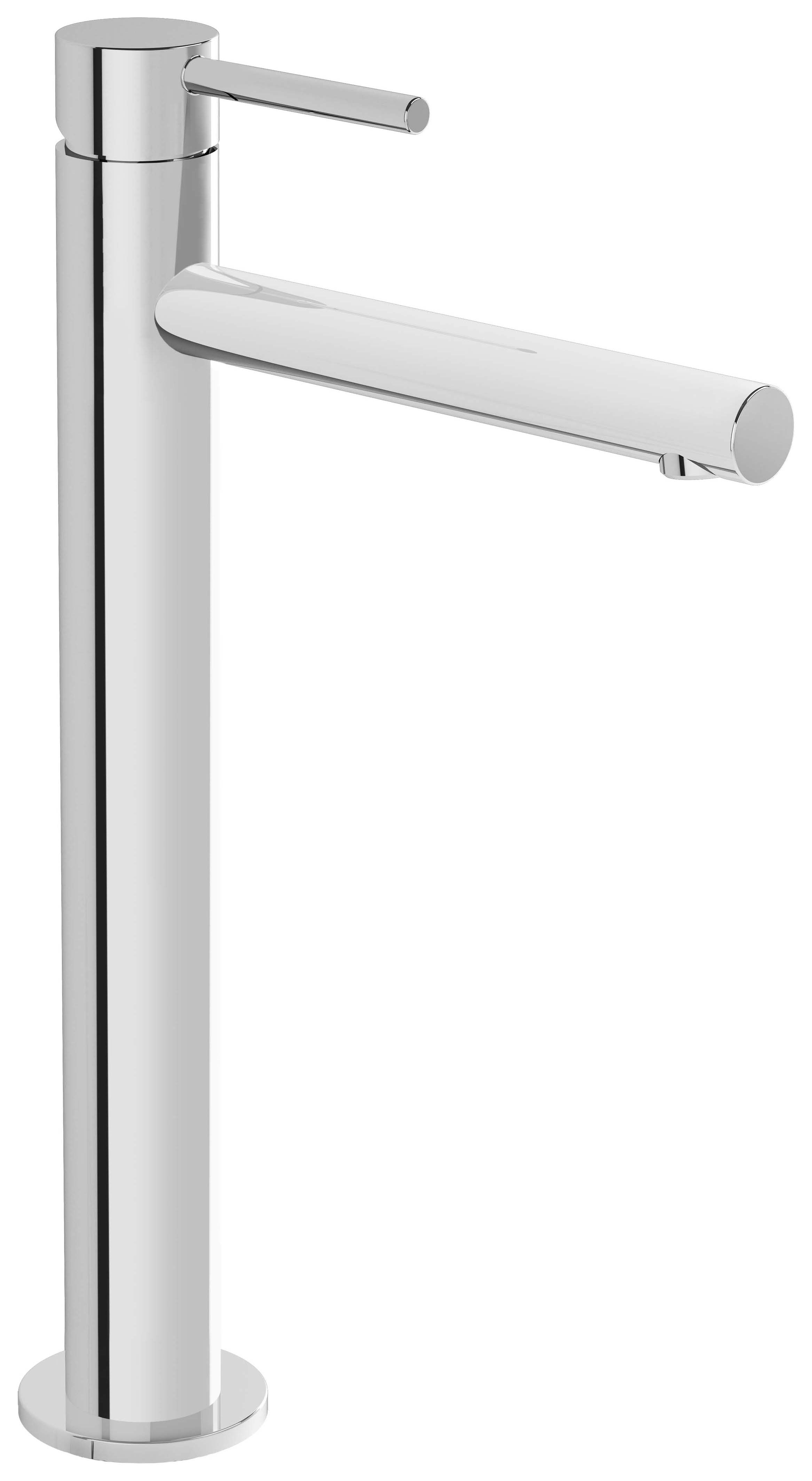 VitrA Origin Tall Neck Mono Basin Mixer Tap Chrome Wickes.co.uk