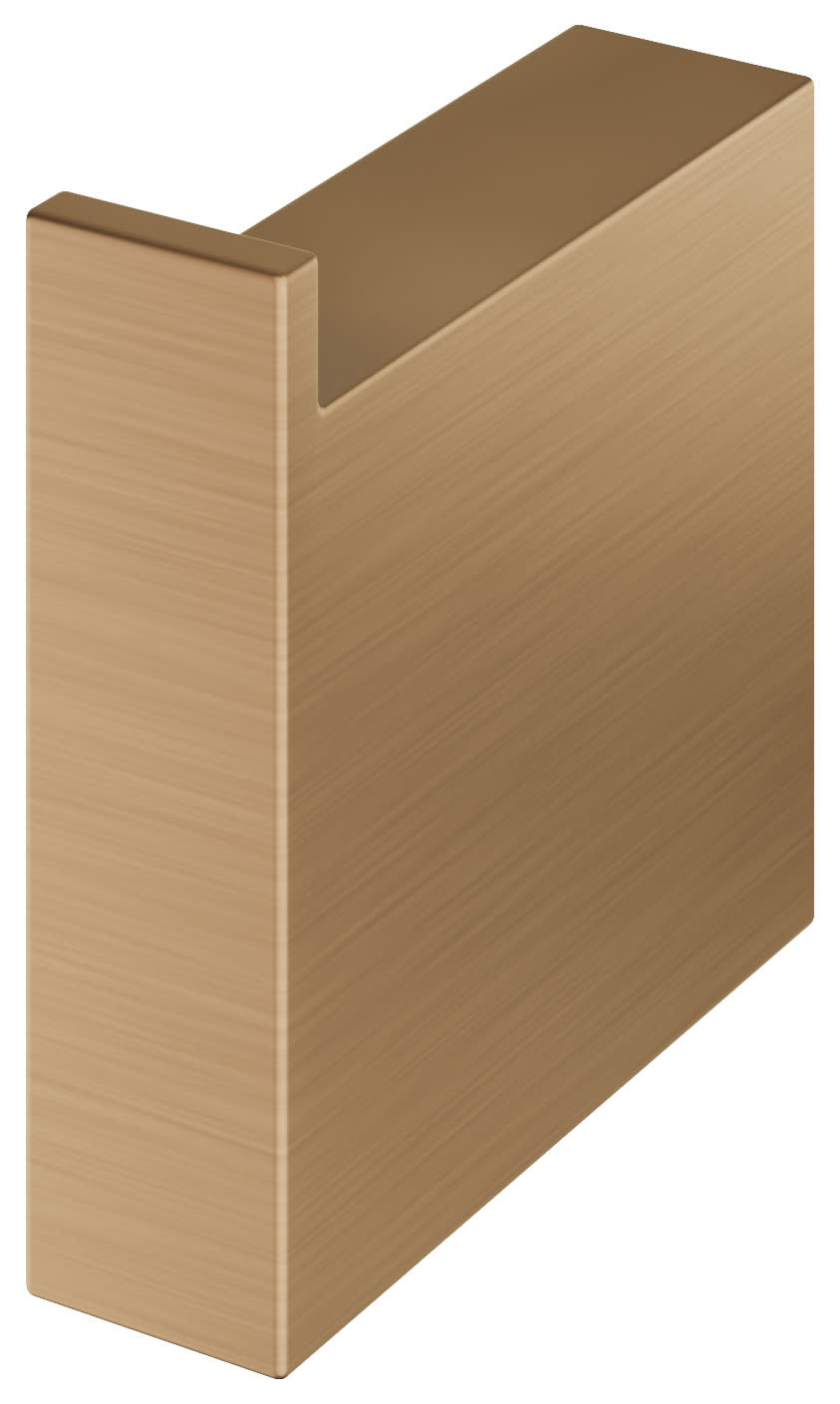 Wickes Square Robe Hook Brushed Bronze Wickes.co.uk