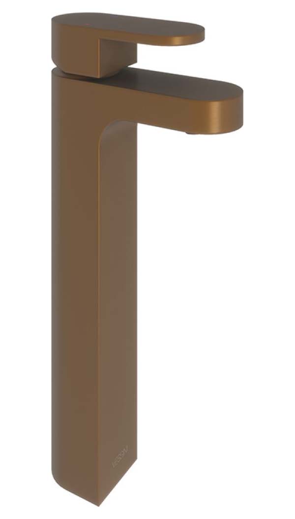 Beckington Single Lever Tall Mono Basin Mixer Tap - Brushed Bronze