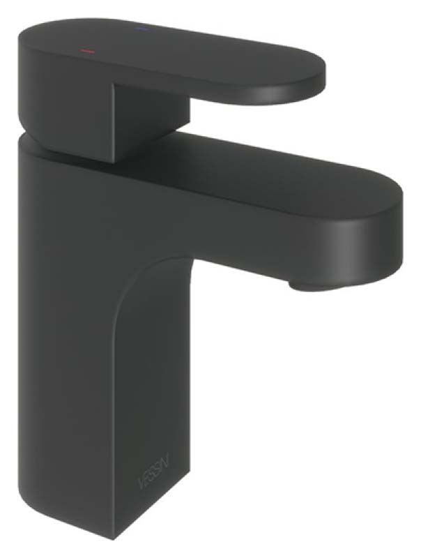 Image of Beckington Single Lever Mono Basin Mixer Tap - Matt Black