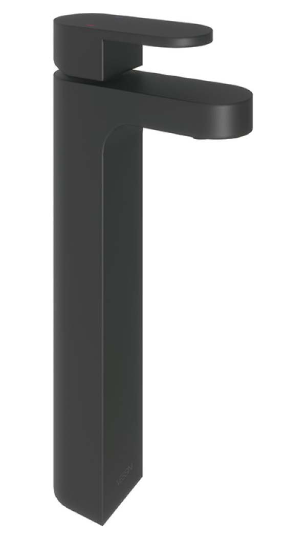 Beckington Single Lever Tall Mono Basin Mixer Tap - Matt Black