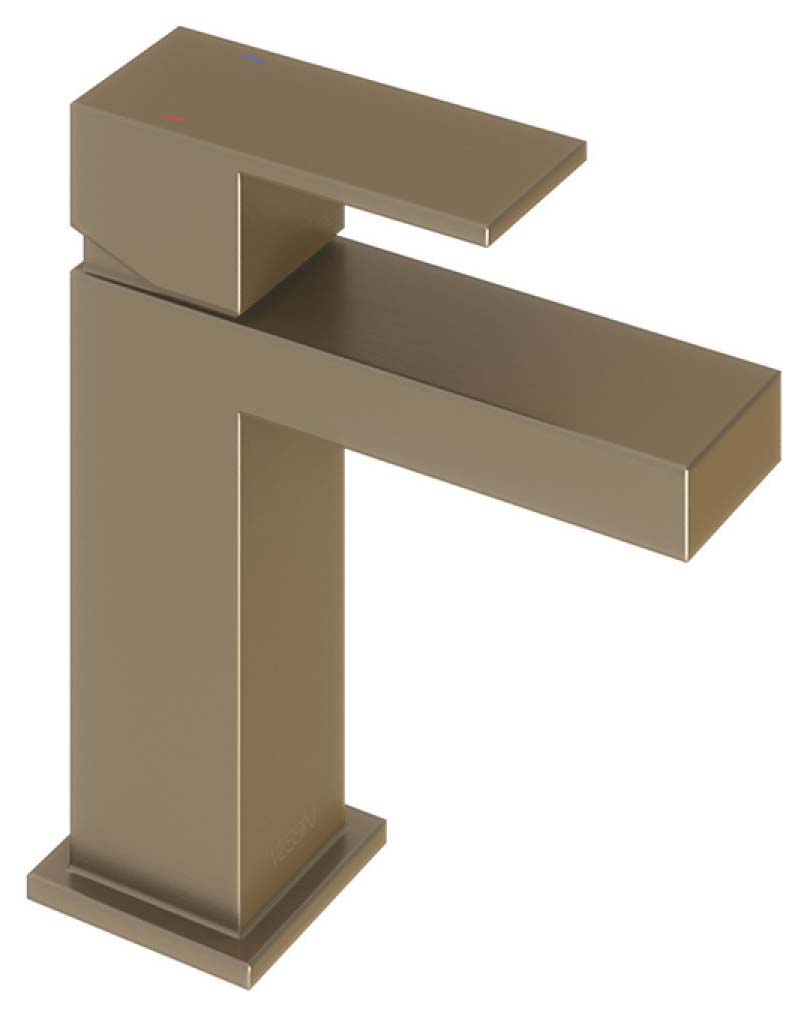 Ashton Single Lever Mono Basin Mixer Tap - Brushed Nickel