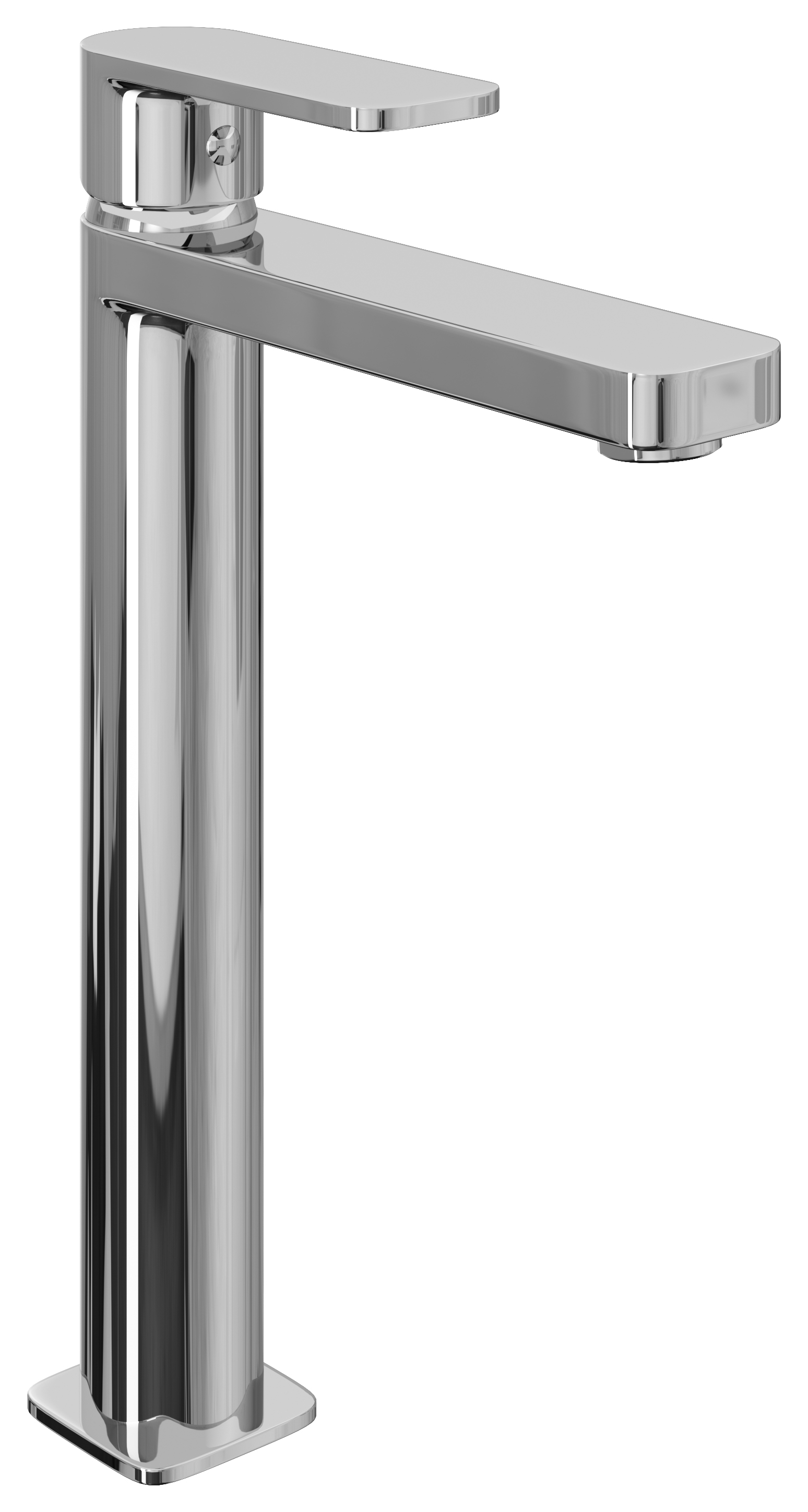 Hemington Single Lever Tall Mono Basin Mixer Tap - Chrome