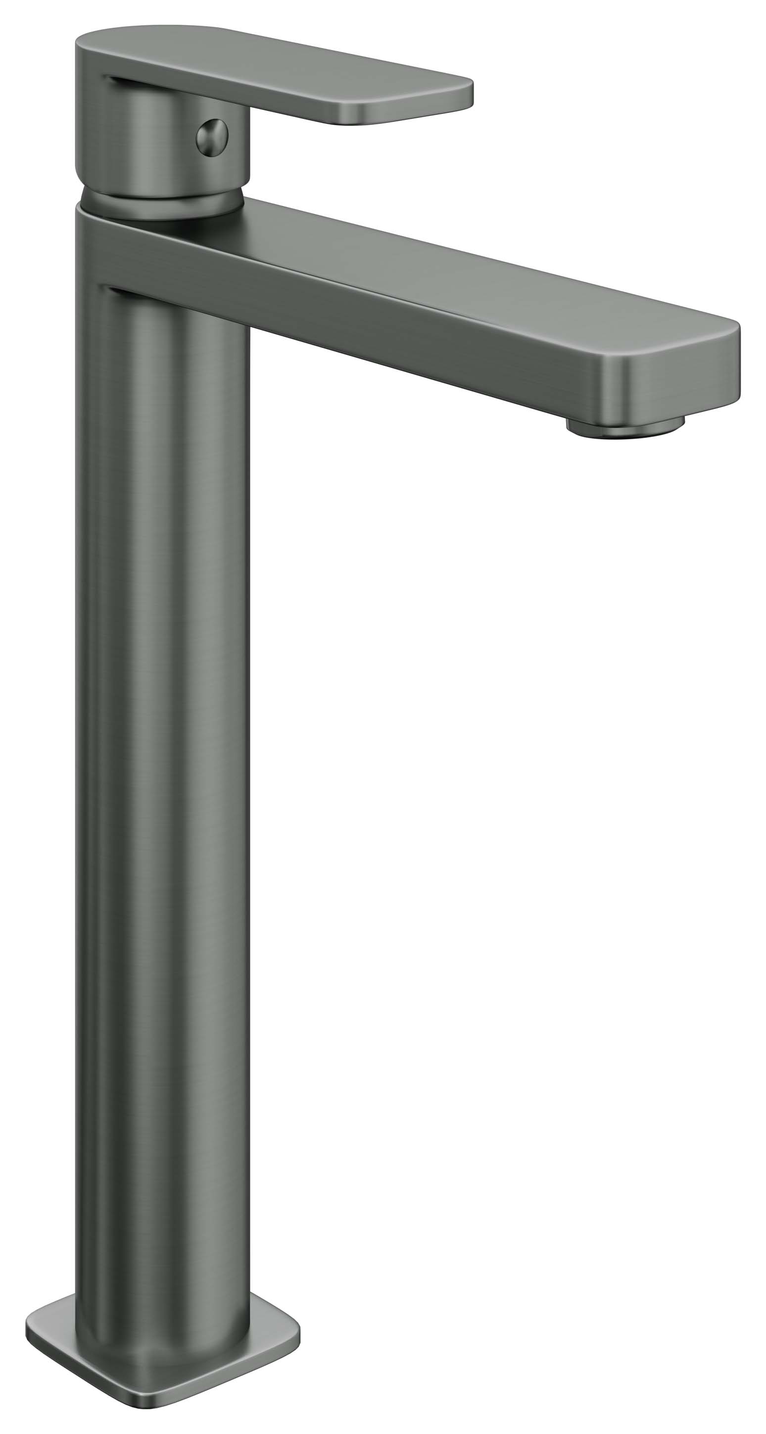 Hemington Single Lever Tall Mono Basin Mixer Tap - Matt Anthracite