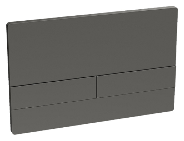 Image of Wickes Flush Plate for Bathrooms - Matt Anthracite