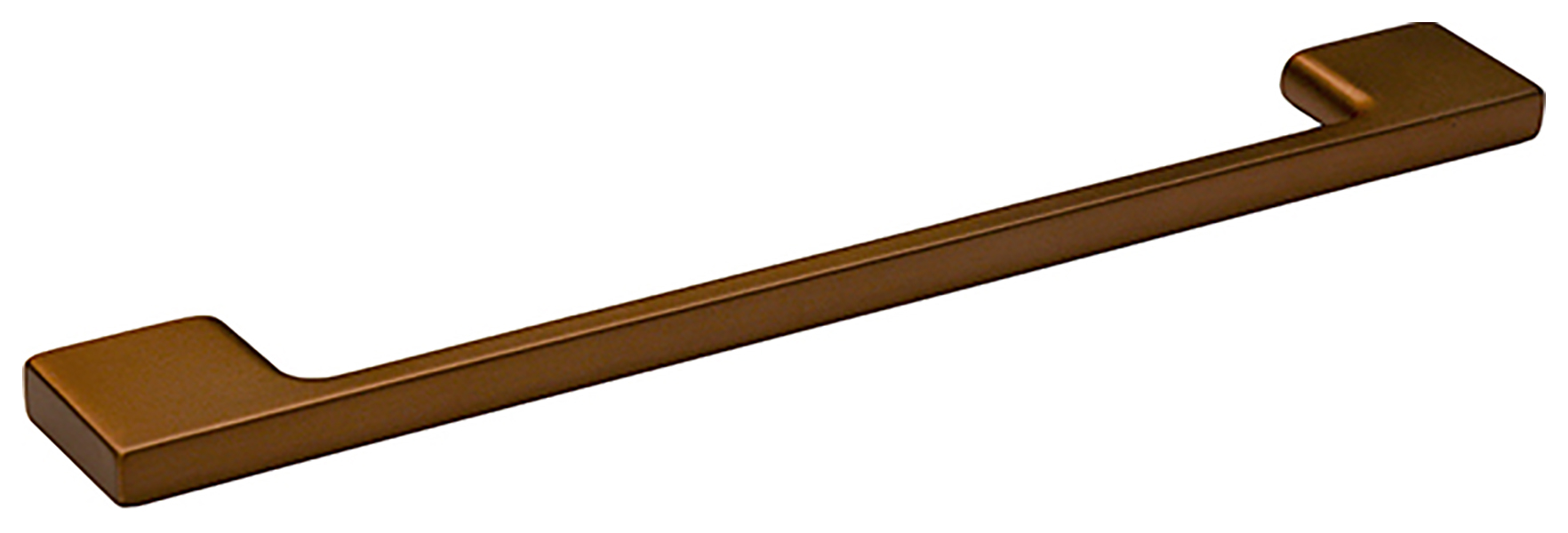 Image of Wickes Dunster Brushed Bronze Bar Handle - 192 x 23mm