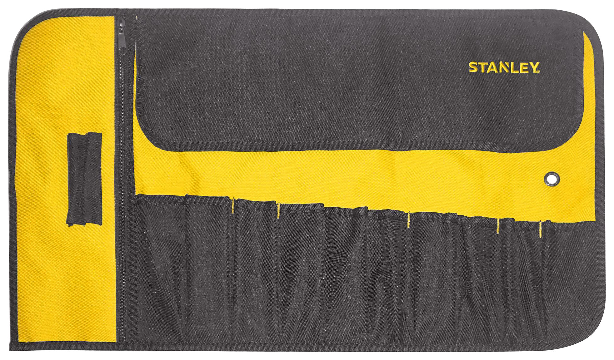 Stanley 1-93-601 12 Pocket Tool Roll - Grey & Black