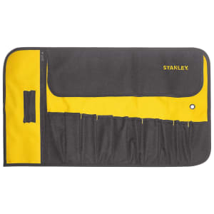 Stanley 1-93-601 12 Pocket Tool Roll - Grey & Black