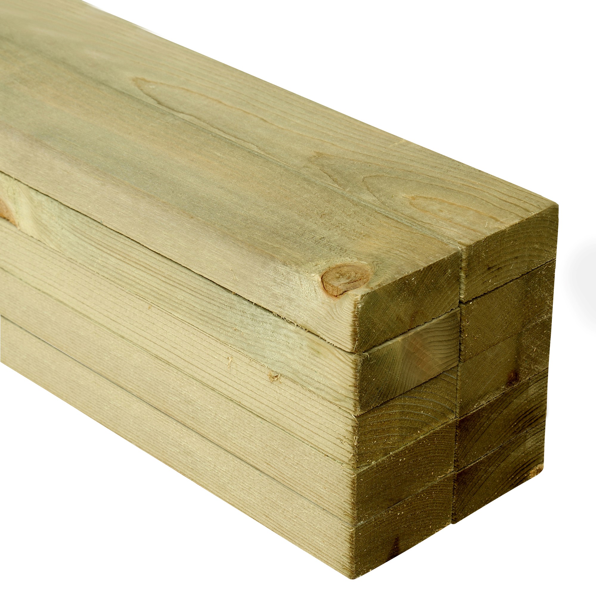 Image of Wickes Treated Sawn Timber - 22 x 47 x 1800mm - Pack of 10