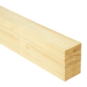 Wickes Sawn Kiln Dried Timber - 19 x 38 x 1800mm - Pack of 10